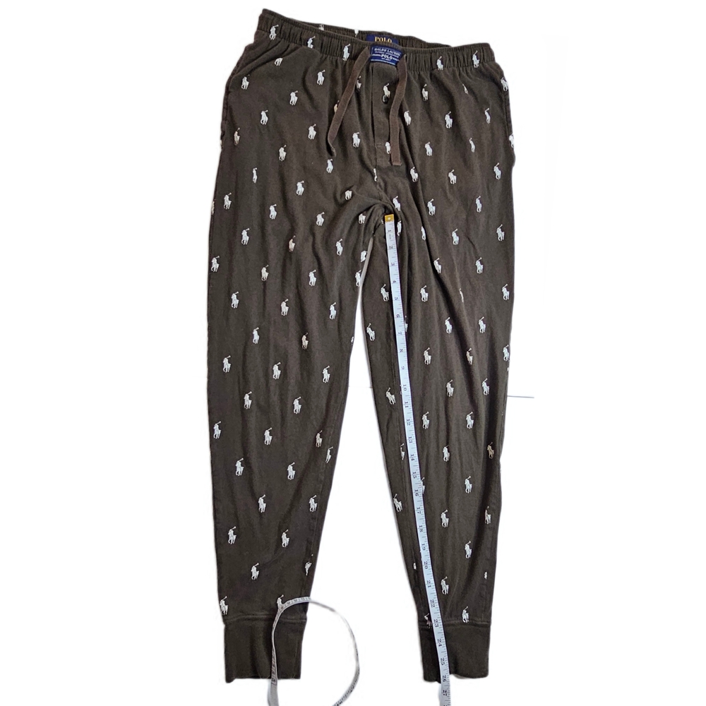 Polo Ralph Lauren Men's Allover Pony Cotton Sleep Jogger Pajama Pants - Picture 6 of 10